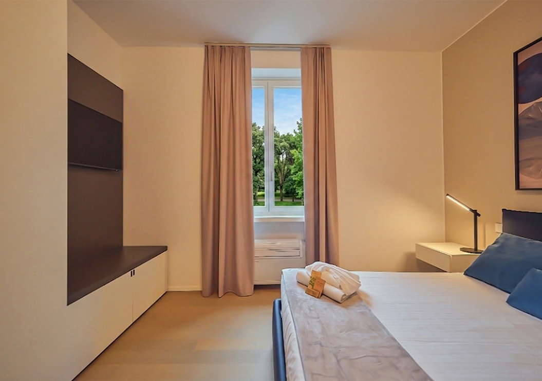 Appartamento arredato da Gardainterni. Divisione hospitality